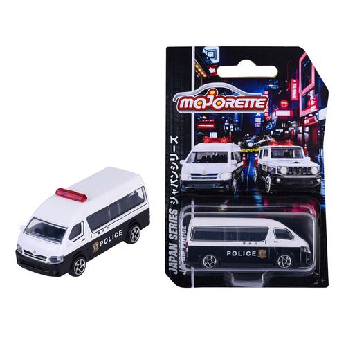 1:64 Toyota Hiace -- Japanese Police Car -- Majorette: Japan