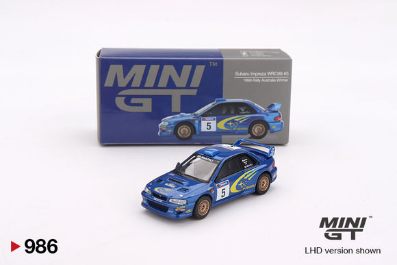 1:64 1998 Colin Mcrae -- #3 Subaru Impreza WRC98 -- Mini GT MGT00975
