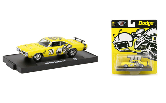 1:64 1970 Dodge Super Bee 440 -- Yellow -- M2 Machines