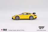 1:64 Porsche 911 (992) GT3 -- Racing Yellow -- Mini GT MGT00565