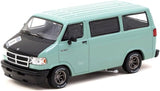 1:64 Dodge Van -- Light Green / Black -- Tarmac Works
