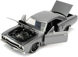 1:24 Dom's Plymouth Road Runner - Grey -- Fast & Furious JADA