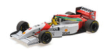(Pre-Order) 1:18 2024 Ayrton Senna Tribute -- Sebastian Vettel -- McLaren MP4/8 -- Minichamps F1