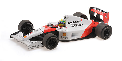 1:18 1991 Ayrton Senna (Dirty) -- World Champion -- McLaren MP4/6 -- Minichamps