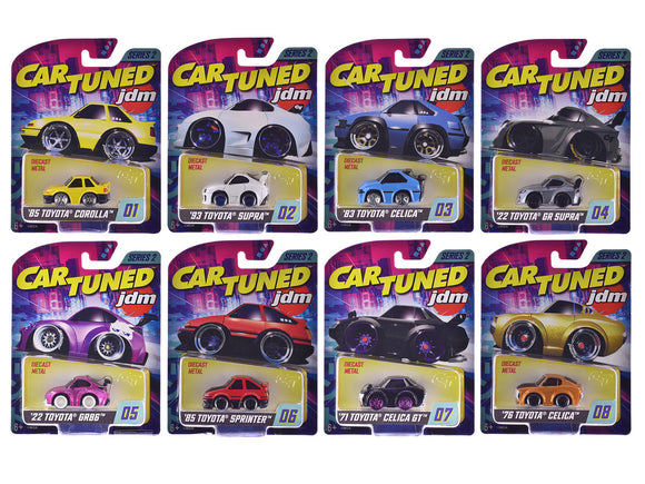 1:64 (8-Piece Set) JDM Tuners Series 2 Assortment -- CarTuned