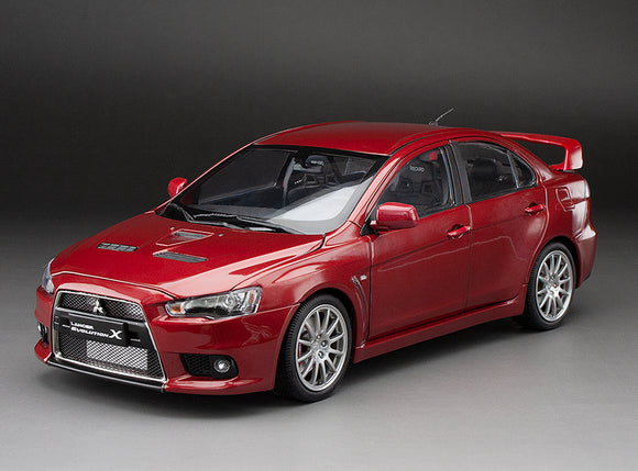 1:18 Mitsubishi Lancer Evo X (10) 2007 -- Red Metallic -- Sunstar