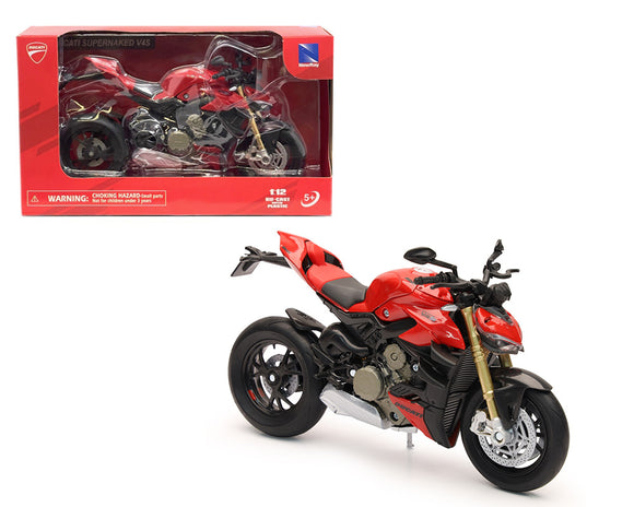 1:12 Ducati Supernaked V4S 2016 -- Red -- New Ray Motorbike