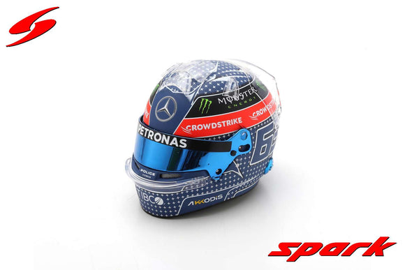1:5 Helmet -- Mercedes - George Russell (Japanese GP) -- 2022 Spark F1