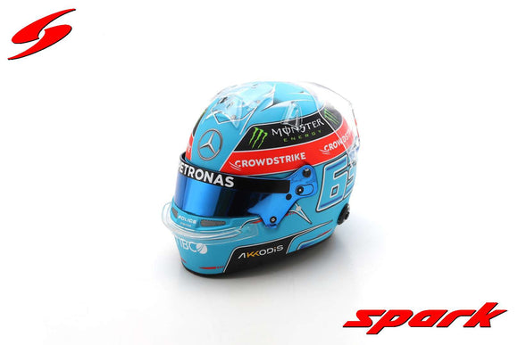 1:5 Helmet -- Mercedes - George Russell (Brazilian GP) -- 2022 Spark F1