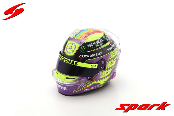 (Pre-Order) 1:5 Helmet -- Mercedes - Lewis Hamilton -- 2023 Spark F1