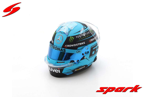 1:5 Helmet -- Mercedes - George Russell -- 2023 Spark F1