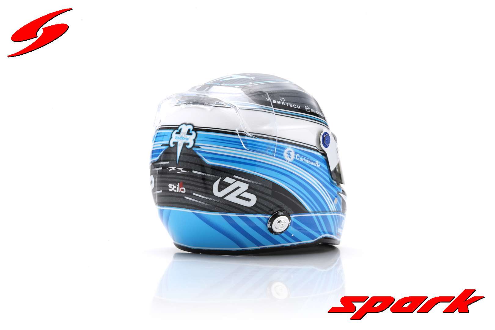 Casque F1 Spark 1:5 Valtteri Bottas #77 Belgian GP 2023 - Modèle Collection