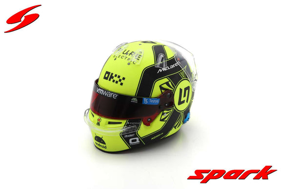(Pre-Order) 1:5 Helmet -- McLaren - Lando Norris -- 2023 Spark F1