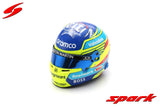 1:5 Helmet -- Fernando Alonso -- 2024 Aston Martin -- Spark F1