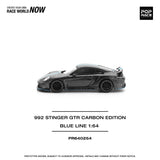 1:64 Porsche 991 (992) Stinger GTR Carbon Edition -- Blue Line -- Pop Race