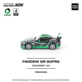 (Pre-Order) 1:64 Toyota Supra (A90) PANDEM -- GOODRIDE Green/Black -- Pop Race