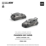 (Pre-Order) 1:64 Toyota GR Yaris PANDEM -- Dark Chrome Series -- Pop Race