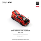 (Pre-Order) 1:64 Ford Mustang Shelby GT350R -- Race Red -- Pop Race