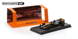 1:64 2025 Oscar Piastri -- British GP 2nd Place - #81 McLaren MCL39 -- Minichamps F1