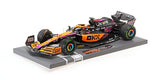 1:18 2022 Daniel Ricciardo -- Singapore GP -- McLaren MCL36 -- Minichamps F1