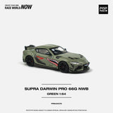 1:64 Toyota Supra GR A90 -- Darwin Pro 66G NWB in Army Green -- Pop Race