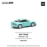 1:64 RWB 997 -- "Tiffany" Blue -- Pop Race Porsche 911