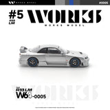 (Pre-Order) 1:64 Nissan Skyline GT-R R33 LM -- Silver -- Works Model