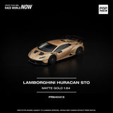 (Pre-Order) 1:64 Lamborghini Huracan STO -- Matte Gold -- Pop Race