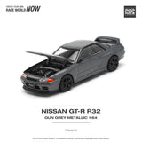 1:64 Nissan R32 Skyline GTR -- Gun Grey Metallic -- Pop Race