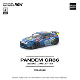 (Pre-Order) 1:64 Toyota GR86 PANDEM -- Tengku Djan Ley -- Pop Race
