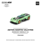 (Pre-Order) 1:64 Aston Martin Valkyrie -- Iridescent Emerald (Green) -- Pop Race