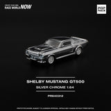 1:64 Shelby Mustang GT500 -- Silver Chrome -- Pop Race Ford
