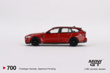 1:64 BMW M3 (G81) Competition Touring -- Toronto Red Metallic -- Mini GT