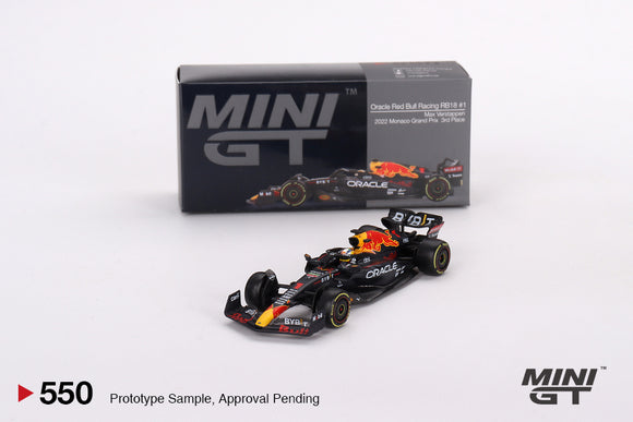 1:64 2022 Max Verstappen -- Monaco GP -- Red Bull RB18 -- Mini GT MGT00550