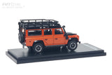 (Pre-Order) 1:64 Land Rover Defender 110 Adventure Edition 2015 -- Orange -- AR Box