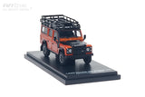 (Pre-Order) 1:64 Land Rover Defender 110 Adventure Edition 2015 -- Orange -- AR Box