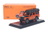 (Pre-Order) 1:64 Land Rover Defender 110 Adventure Edition 2015 -- Orange -- AR Box