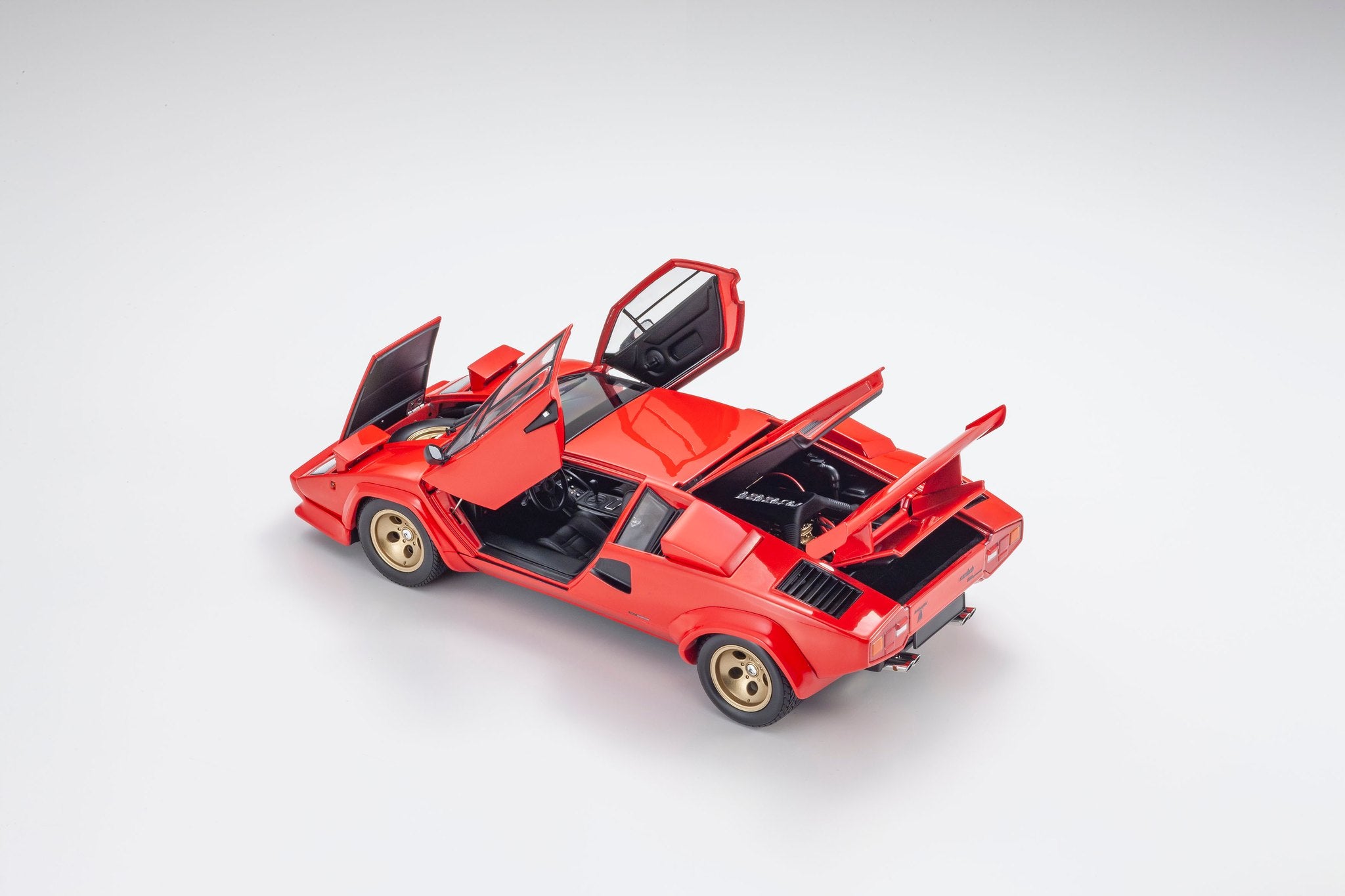 Pre-Order) 1:18 Lamborghini Countach LP5000 Quattrovalvole -- Red w/G