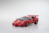 (Pre-Order) 1:18 Lamborghini Countach LP5000 Quattrovalvole -- Red w/Gold Wheels -- Kyosho