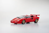 (Pre-Order) 1:18 Lamborghini Countach LP5000 Quattrovalvole -- Red w/Gold Wheels -- Kyosho