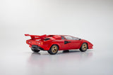 (Pre-Order) 1:18 Lamborghini Countach LP5000 Quattrovalvole -- Red w/Gold Wheels -- Kyosho