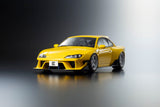 (Pre-Order) 1:18 Nissan Silvia S15 Khyzyl Saleem -- Yellow -- Kyosho: Samurai