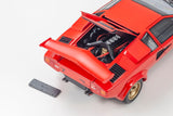 (Pre-Order) 1:18 Lamborghini Countach LP5000 Quattrovalvole -- Red w/Gold Wheels -- Kyosho