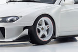 (Pre-Order) 1:18 Nissan Silvia S15 Khyzyl Saleem -- White -- Kyosho: Samurai