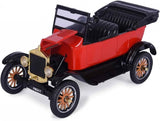 1:24 1925 Ford Model T Touring Convertible -- Red / Black -- MotorMax