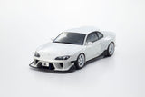 (Pre-Order) 1:18 Nissan Silvia S15 Khyzyl Saleem -- White -- Kyosho: Samurai