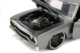 1:24 Dom's Plymouth Road Runner - Grey -- Fast & Furious JADA