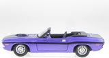 1:24 1970 Dodge Challenger R/T Convertible -- Metallic Purple -- Maisto