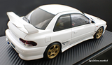 (Pre-Order) 1:18 Subaru Impreza WRX Type R STI Version V (GC8) -- White -- Ignition Model IG3553