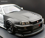 (Pre-Order) 1:18 Nissan Skyline NISMO R34 GT-R Z-tune -- Test 2004 Suzuka -- Ignition Model IG3638